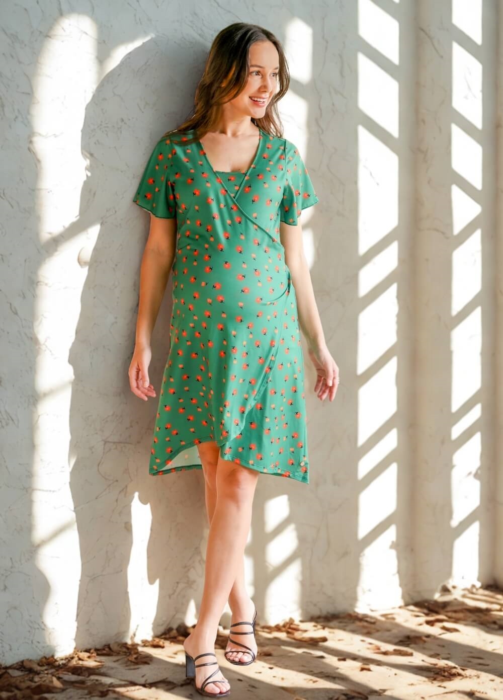 Floressa - Rosemary Maternity Nursing Wrap Dress | Queen Bee