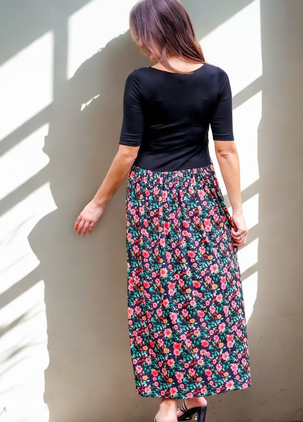 Floressa - Cassia Crossover Maternity Nursing Maxi Dress