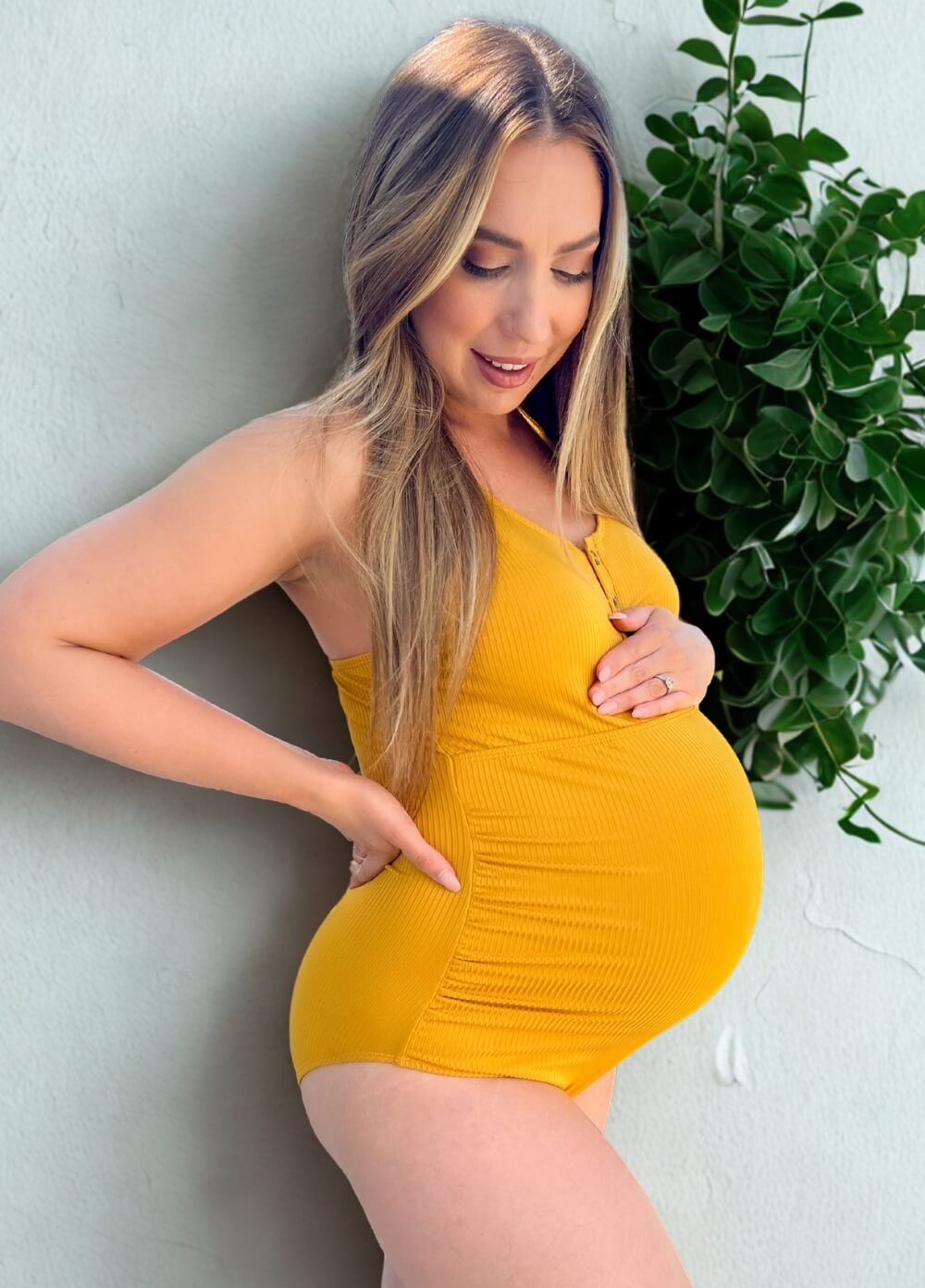Lait & Co - Nikki Maternity Nursing Bathers in Marigold 