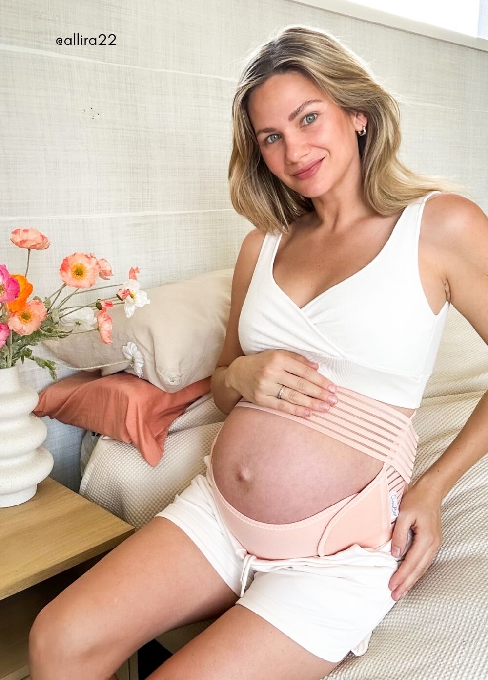 Dutton 3pc Pregnancy & Postpartum Belly Belt Cradle in Nude