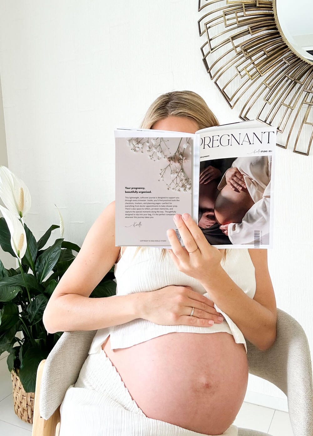 Koelle Studio – Mini Pregnancy Journal Companion – A5 | Queen Bee