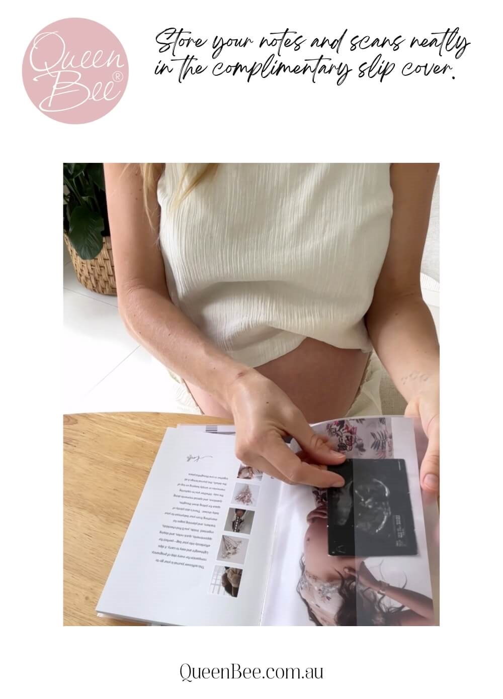 Koelle Studio – Mini Pregnancy Journal Companion – A5 | Queen Bee