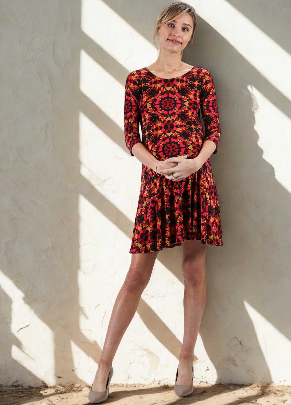 Red Utopia Kelsey Maternity Dress by Leota 