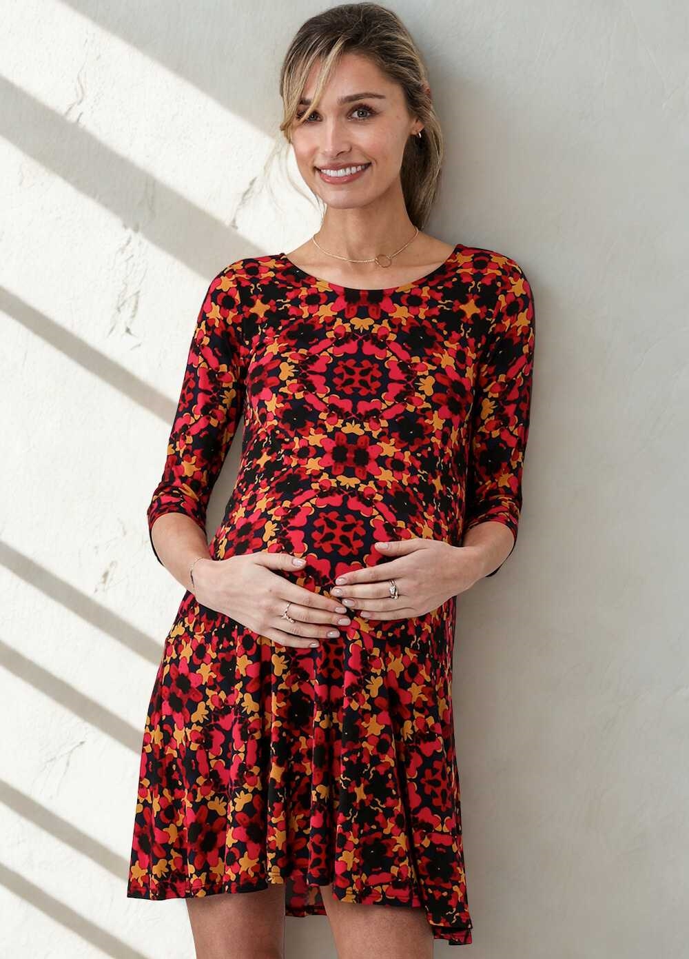Red Utopia Kelsey Maternity Dress by Leota 