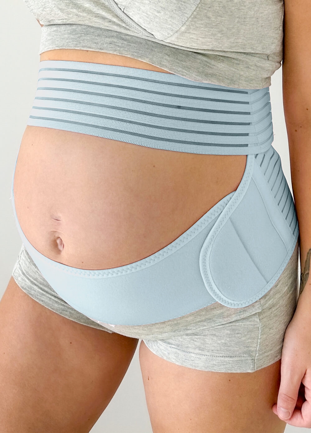 Dutton 3pc Pregnancy & Postpartum Belly Belt Cradle in Blue