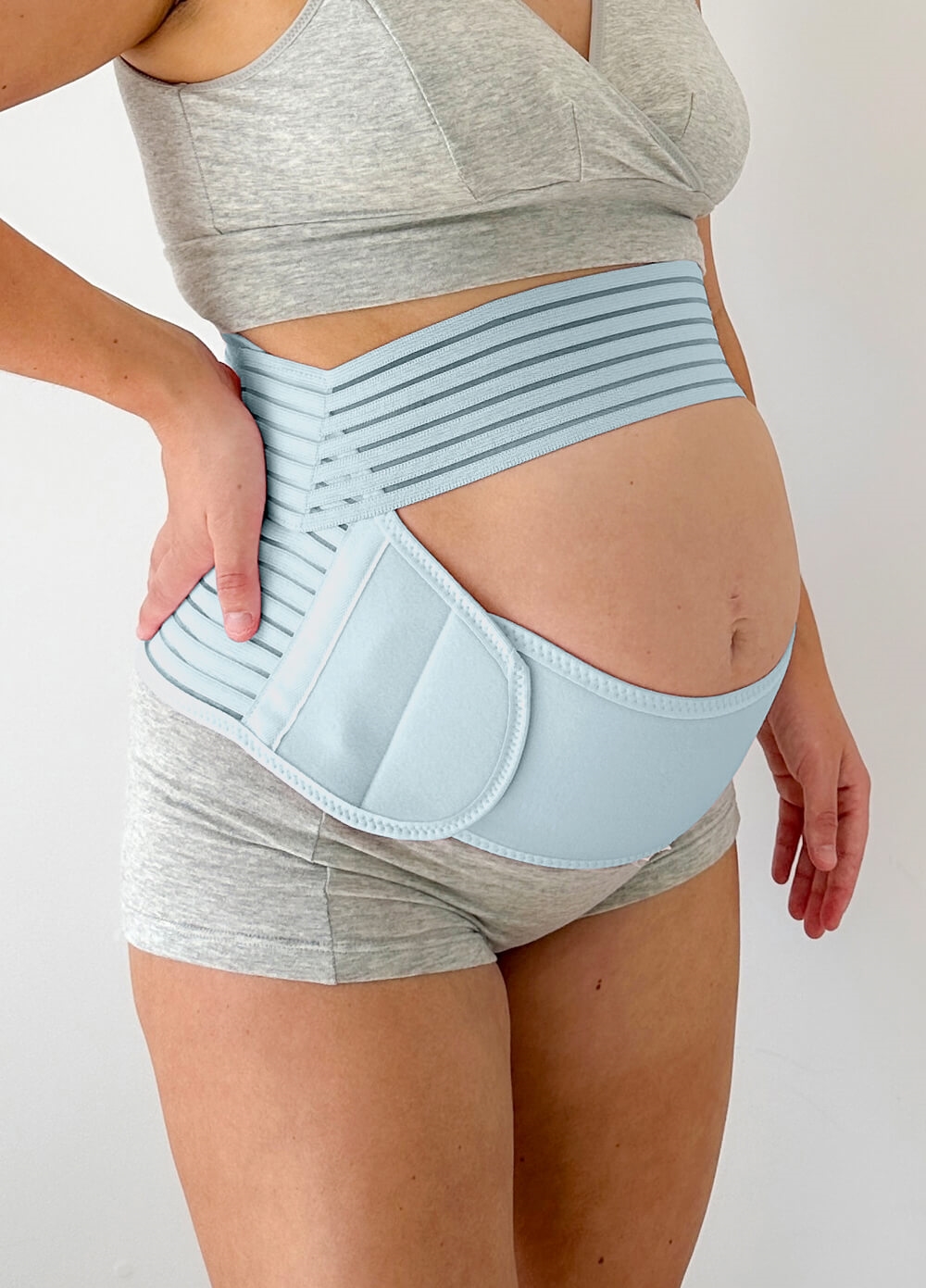 Dutton 3pc Pregnancy & Postpartum Belly Belt Cradle in Blue