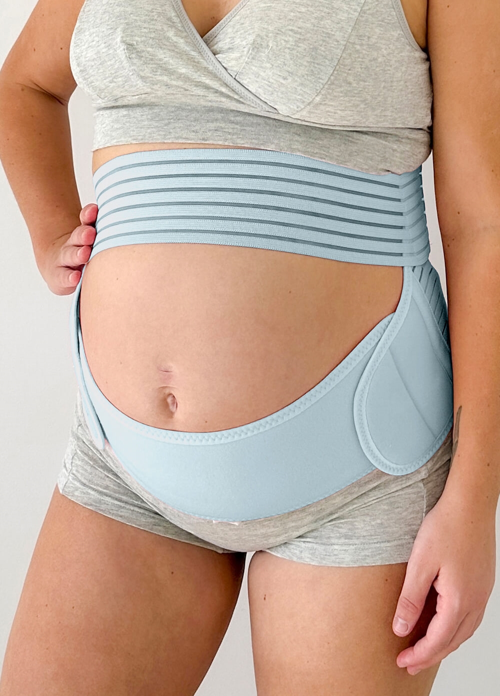 Dutton 3pc Pregnancy & Postpartum Belly Belt Cradle in Blue