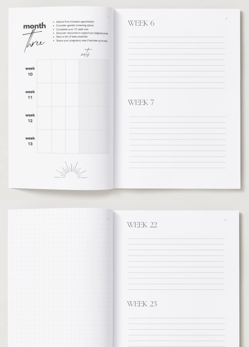 Hey Bae, Were Pregnant Journal by Koelle Studio