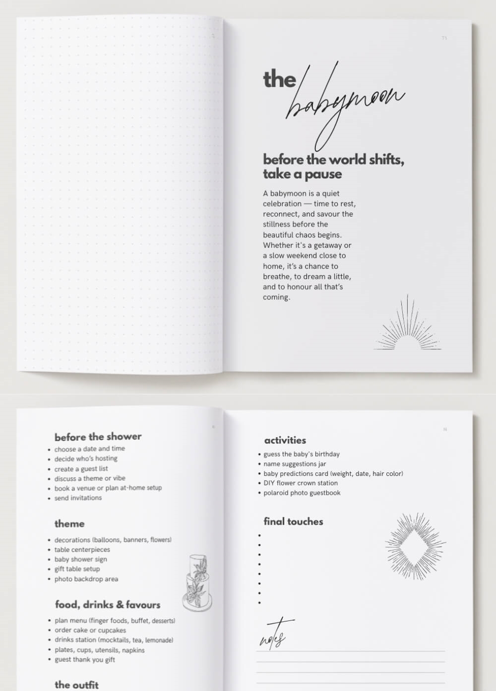 Hey Bae, Were Pregnant Journal by Koelle Studio