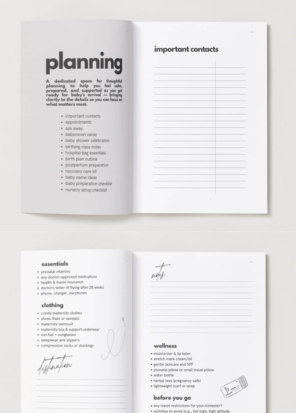 Pregnant: Your Pregnancy, Beautifully Organised by Koelle Studio