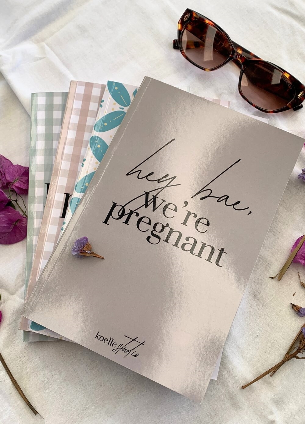 Hey Bae, Were Pregnant Journal by Koelle Studio