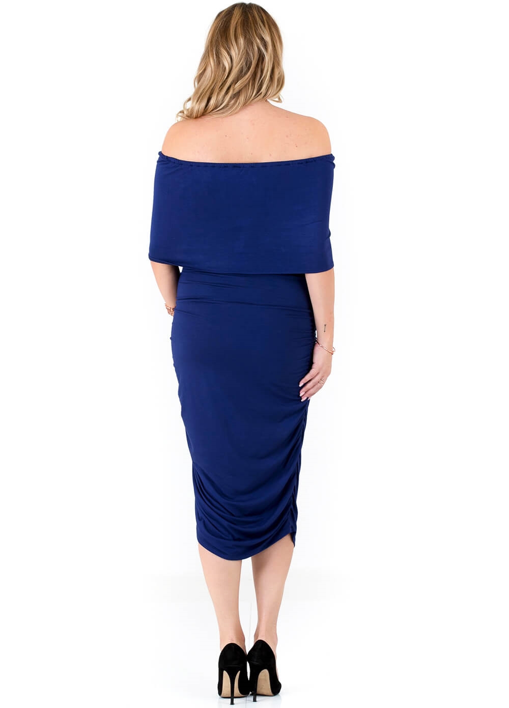 Floressa - Bella Off Shoulder Maternity Nursing Dress | Queen Bee
