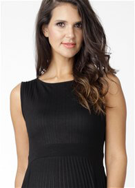 knife pleat maternity cocktail dress in black by ripe ades stock chart