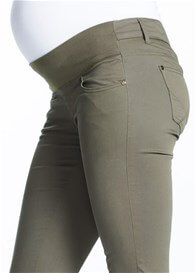maternity khaki skinny jeans soon