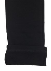 Oasis Winter Fleece Maternity Leggings in Black by Trimester