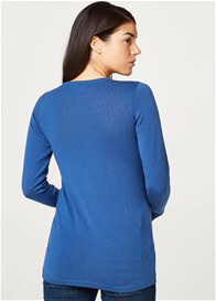 Esprit - Cross Front Nursing Jumper in Azure Blue