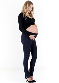 Floressa Charlee Ponte Maternity Pants in Navy Blue | Queen Bee