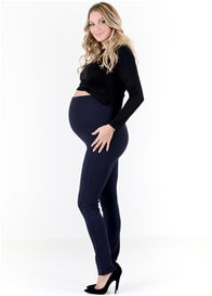 Floressa Charlee Ponte Maternity Pants in Navy Blue | Queen Bee