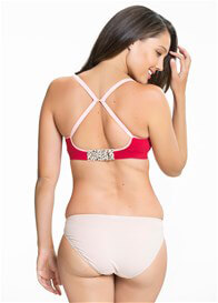 Flourish Seamless Maternity Nursing Bra in Cerise by Charley M