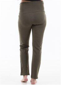 Archer French Terry Maternity Pants in Olive by Trimester