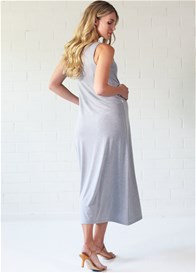 Trimester™ - Clinton Grey Maxi Dress