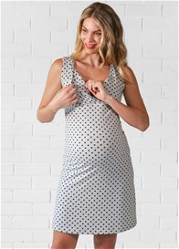 Lait & Co - Jonquil Nursing Sleep Set in Grey Polkadot