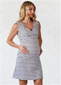 Lait & Co - Jonquil Nursing Sleep Set in Navy Stripe