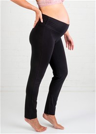Jacoba Black Maternity Yoga Pants by Trimester Clothing