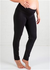 Jacoba Black Maternity Yoga Pants by Trimester Clothing