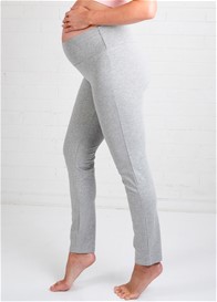 Jacoba Grey Maternity Yoga Pants by Trimester Clothing