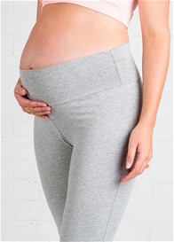 Jacoba Grey Maternity Yoga Pants by Trimester Clothing