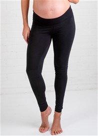 Oasis Over Belly Maternity Leggings in Black by Trimester