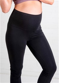 Oasis Over Belly Maternity Leggings in Black by Trimester