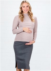 Lait & Co - Aline Cosy Maternity Feeding Top in Blush | Queen Bee