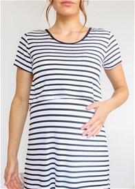 Lait & Co - Rive 'Everyday With You' Nursing Dress | Black Stripe