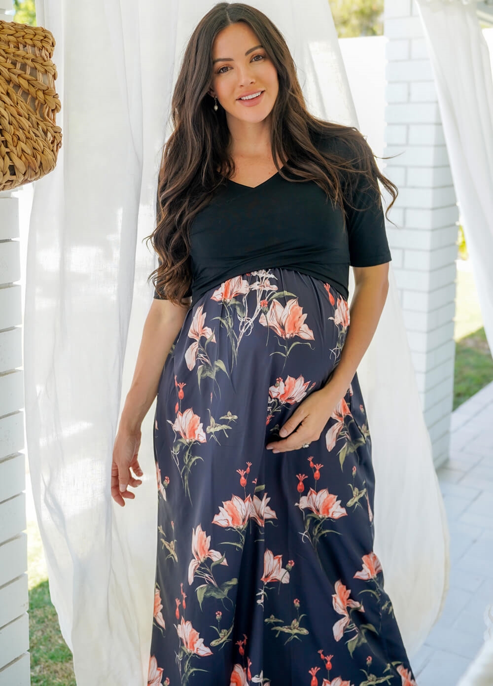 Floressa - Adrienne Crossover Nursing Maxi