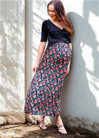 Floressa - Cassia Crossover Nursing Maxi Dress