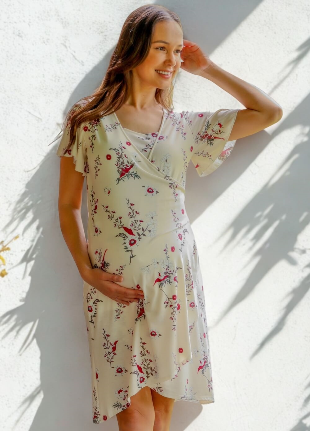 Floressa - Daphne Nursing Wrap Dress