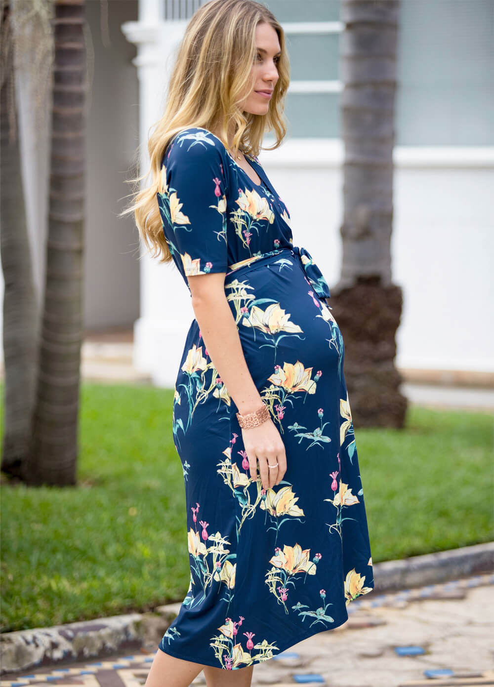 Floressa - Manon Pregnancy & Nursing Wrap Dress