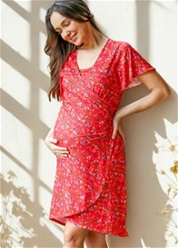 Floressa - Oleana Nursing Wrap Dress