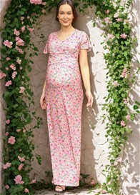 Floressa - Tearose Nursing Maxi Gown - ON SALE