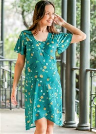 Floressa - Verbena Nursing Wrap Dress