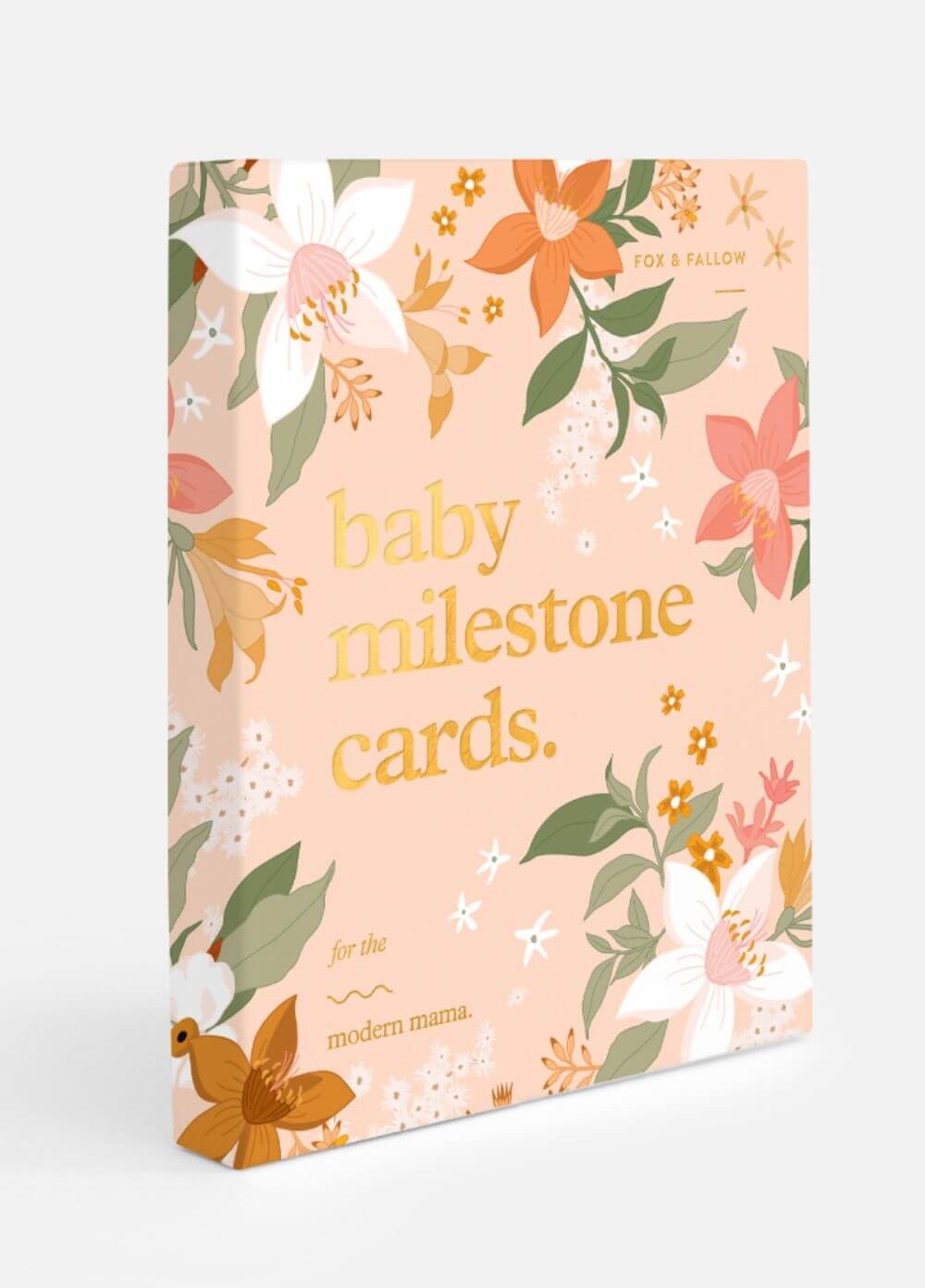 Fox & Fallow - Baby Milestone Cards in Floral