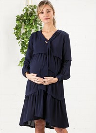 Imanimo - Nadia Tiered Midi Dress in Blue - ON SALE