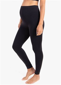 Seamless Maternity Leggings in Black by 