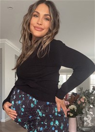 Lait & Co - Aimee Nursing Knit Jumper in Black