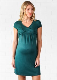 Lait & Co - Baptiste Nursing Dress in Emerald