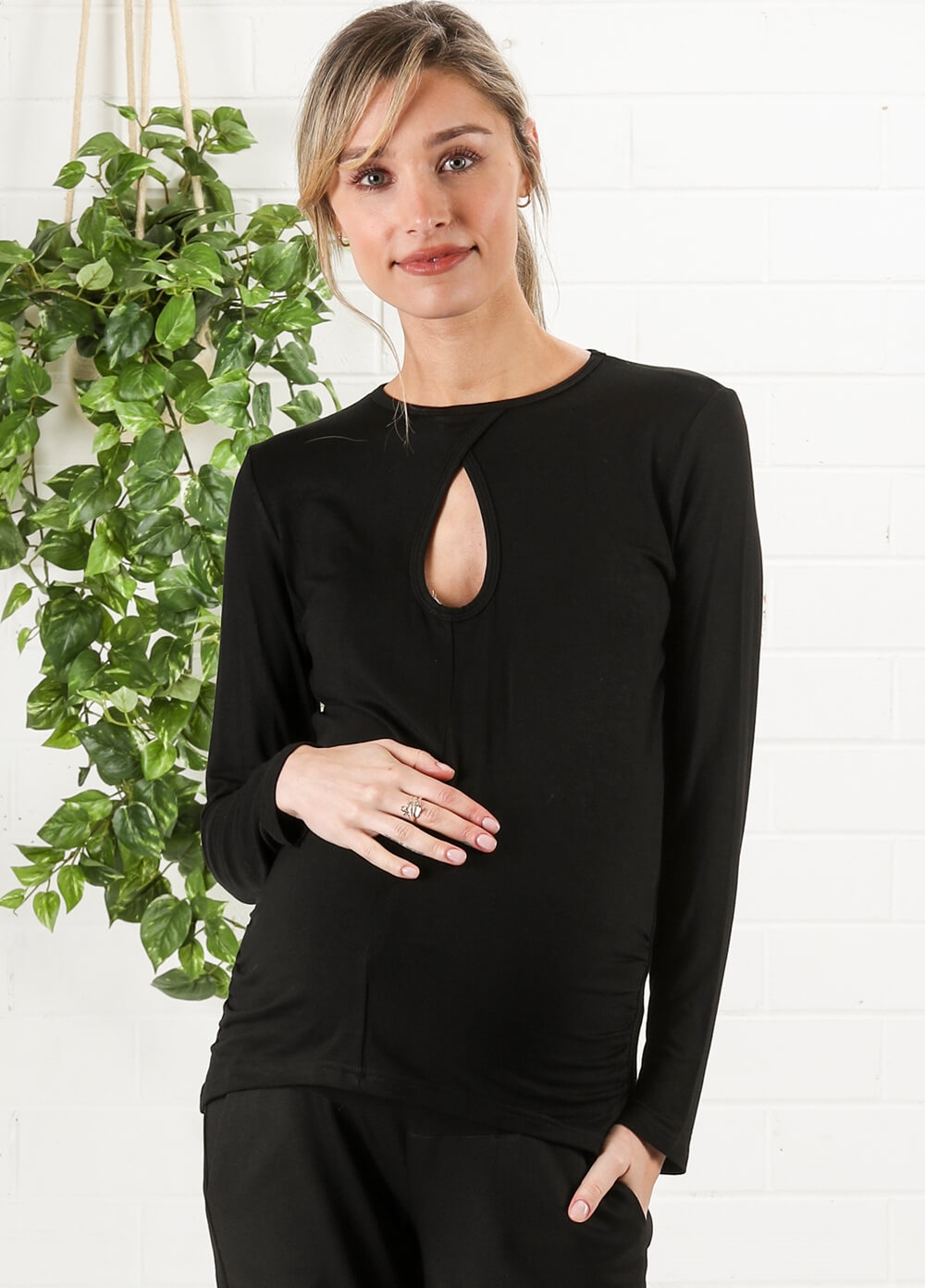 Lait & Co - Blaye Keyhole Top - ON SALE