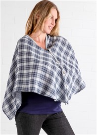 Lait & Co - Cadene Nursing Cover in Grey Plaid
