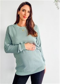 Lait & Co - Deanna Nursing Jumper in Mint